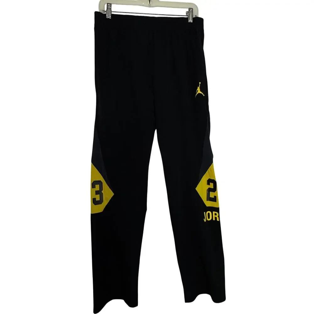 Youth Black Jordan Style XXL Activewear Stretch‎ Pants